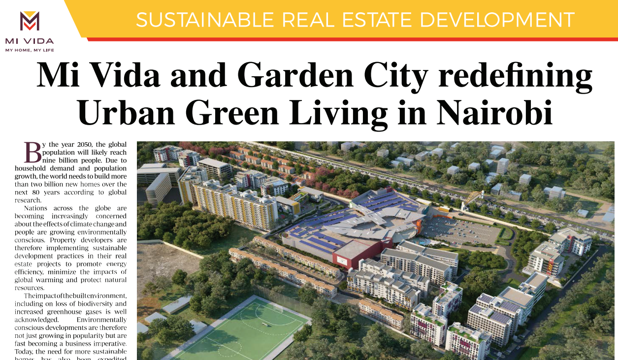Mi Vida and Garden City Redefining Urban Green Living in Nairobi
